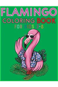 Flamingo Coloring Book For Kids 3-8
