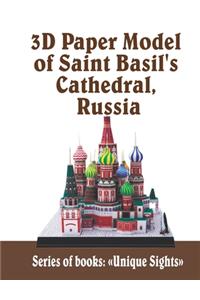 3D Paper Model of Saint Basil's Cathedral, Russia