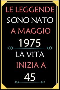 Le Leggende Sono Nato A Maggio 1975 La Vita Inizia A 45