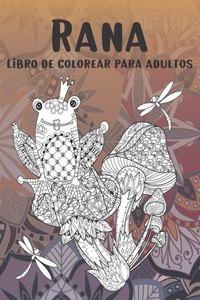 Rana - Libro de colorear para adultos