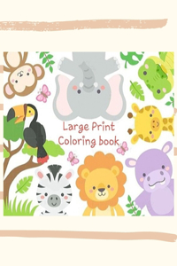 Large Print Coloring Book