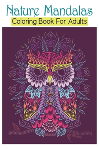 Nature Mandala Coloring Book For Adults