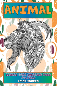 Libros para colorear para mujeres - Amor propio - Animal