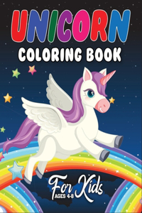 Unicorn Coloring Book for Kids Ages 4-8