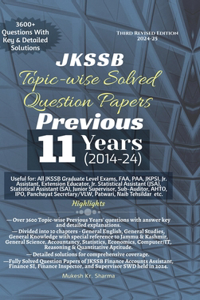 JKSSB Topic-wise Solved Question Papers