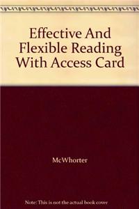Effective & Flexible Reading& Mrl Acc Crd Pkg