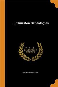 ... Thurston Genealogies