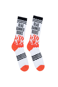 Read Banned Books Gym Socks - Large