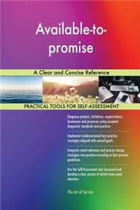 Available-to-promise A Clear and Concise Reference