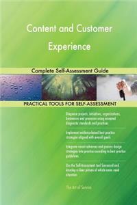 Content and Customer Experience Complete Self-Assessment Guide