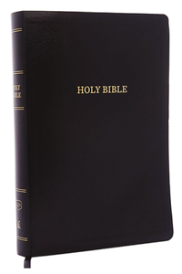 KJV, Reference Bible, Super Giant Print, Leather-Look, Black, Indexed, Red Letter Edition