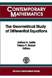 The Geometrical Study of Differential Equations