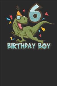 Dino Birthday Boy 6 Years