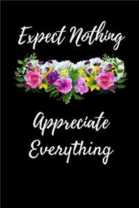Expect Nothing Appreciate Everything