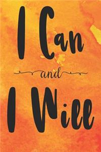 I Can and I Will