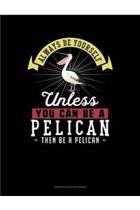 Always Be Yourself Unless You Can Be a Pelican Then Be a Pelican