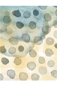 Composition Notebook College Ruled with Winter Watercolor Pattern Cover