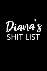 Diana's Shit List
