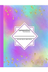Composition Notebook College Ruled Lined Paper