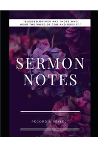Sermon Notes - Record & Reflect