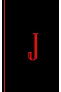 Monogram Letter J Journal