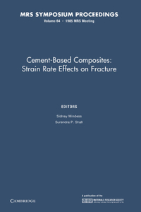 Cement-Based Composites: Volume 64