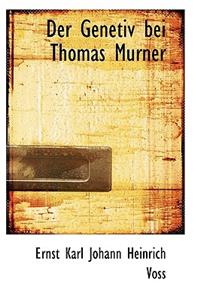 Der Genetiv Bei Thomas Murner