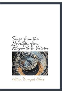 Songs from the Novelists, from Elizabeth to Victoria