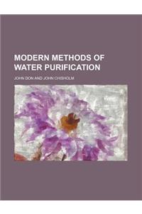 Modern Methods of Water Purification