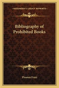 Bibliography of Prohibited Books