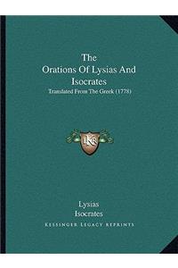 Orations Of Lysias And Isocrates