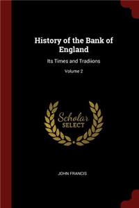 History of the Bank of England