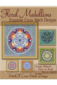 Floral Medallions Exquisite Cross Stitch designs