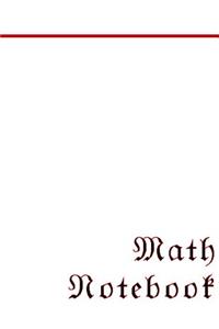 Math Notebook