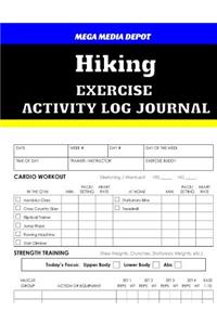 Hiking Exercise Activity Log Journal