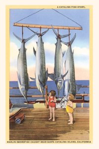 Vintage Journal Hanging Swordfish, Santa Catalina