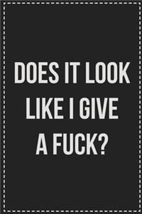 Does It Look Like I Give a Fuck?