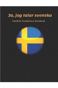 Swedish Vocabulary Notebook