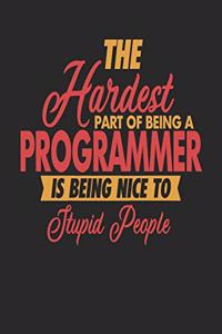 The Hardest Part Of Being An Programmer Is Being Nice To Stupid People