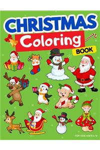 Christmas Coloring Book for Kids Ages 4-12