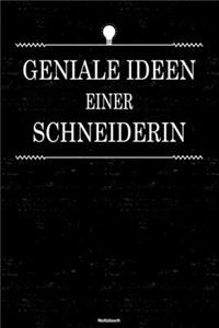 Geniale Ideen einer Schneiderin Notizbuch