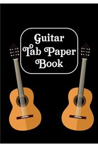 Guitar Tab Paper Book