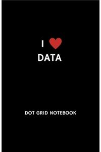 I Love Data Dot Grid Notebook