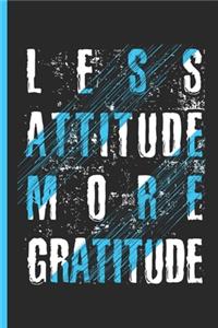 1 Minute Gratitude Journal For Women - Less Attitude More Gratitude