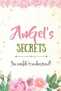 Angel's Secrets personalized name notebook for girls and women