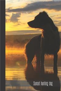 Sunset Hunting Dog