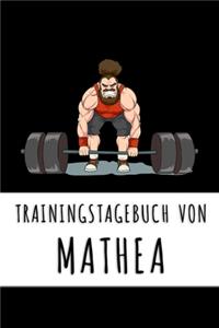 Trainingstagebuch von Mathea