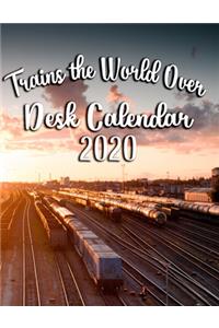 Trains the World Over Desk Calendar 2020