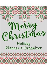 Merry Christmas Holiday Planner & Organizer