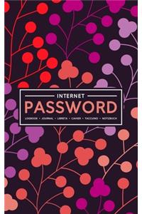 Internet Password Logbook - Journal - Libreta - Cahier - Taccuino - Notizbuch